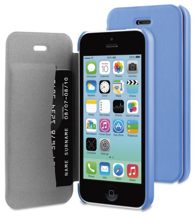 BeHello Book Case Apple iPhone 5C Blauw is nooit meer leverbaar