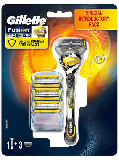 Gillette Fusion ProShield  + 3 extra mesjes is nooit meer leverbaar