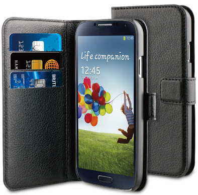 BeHello Wallet Case Samsung Galaxy S4 Zwart is nooit meer leverbaar