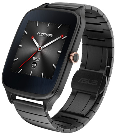 Asus ZenWatch 2 2016 Gun/Metal - L is nooit meer leverbaar