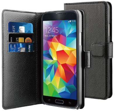 BeHello Wallet Case Samsung Galaxy S5 / S5 Neo Zwart is nooit meer leverbaar