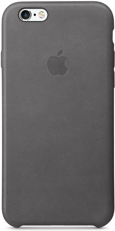Apple iPhone 6/6s Leather Case Grijs is nooit meer leverbaar