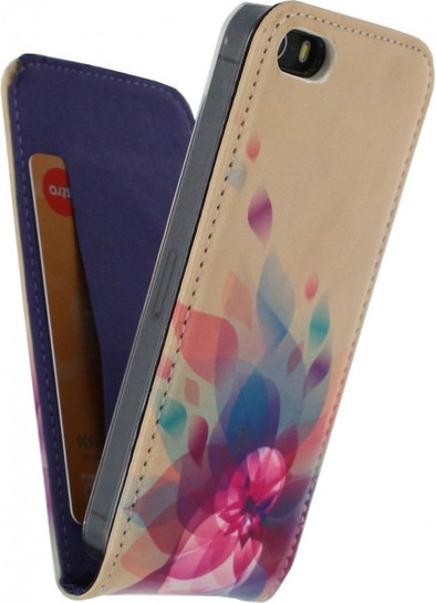 Mobilize Premium Magnet Flip Case Apple iPhone 5/5S/SE Fire Flower is nooit meer leverbaar