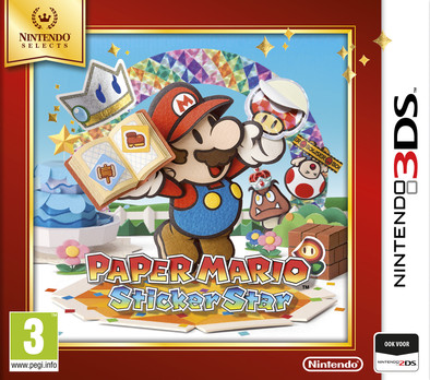 Paper Mario: Sticker Star Select 3DS is nooit meer leverbaar