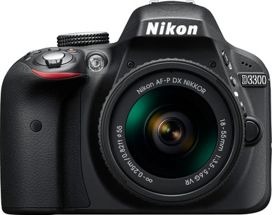 Nikon D3300 Zwart + AF-P DX 18-55mm F/3.5-5.6G VR is nooit meer leverbaar
