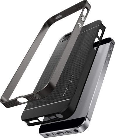 Spigen Neo Hybrid Apple iPhone 5/5S/5SE Grijs is nooit meer leverbaar