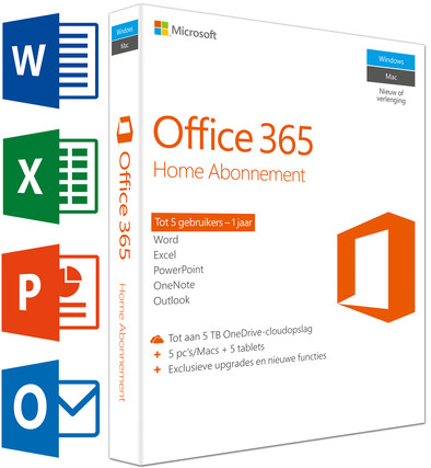 Microsoft Office 365 Home 1-year subscription NL is no longer available