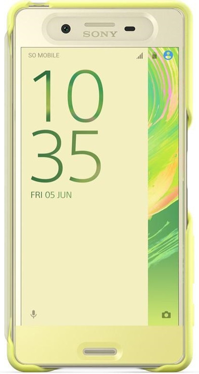 Sony Xperia X Style Cover Touch Goud is nooit meer leverbaar