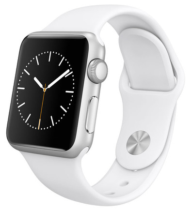 Apple Watch Sport 38mm Zilver/Witte Sportband is nooit meer leverbaar