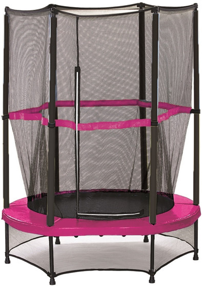Nova Trampoline 140 cm met Veiligheidsnet Roze is nooit meer leverbaar