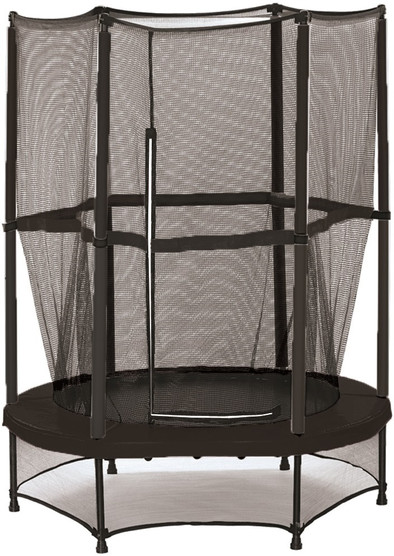 Nova Trampoline 140 cm Zwart met Veiligheidsnet Zwart is nooit meer leverbaar