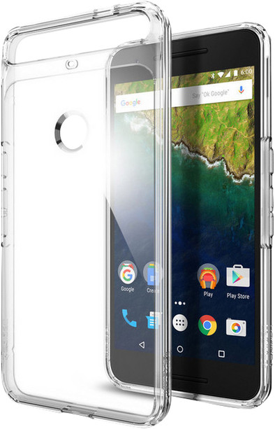 Spigen Ultra Hybrid Huawei Nexus 6P Transparant is nooit meer leverbaar