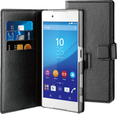 BeHello Wallet Case Sony Xperia Z5 Compact Zwart is nooit meer leverbaar