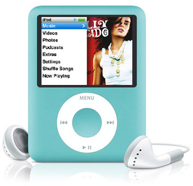 Apple iPod Nano 8 GB Blue (3G) is nooit meer leverbaar
