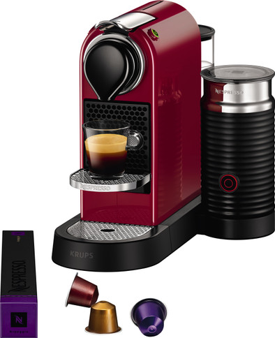 Krups Nespresso Citiz &amp; Milk Cherry Red XN7605 is nooit meer leverbaar