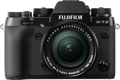 Fujifilm X-T2 Zwart + XF 18-55mm f/2.8-4.0 R LM OIS is nooit meer leverbaar