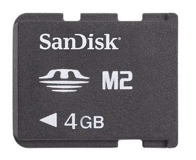 Sandisk Memorystick Micro 4 GB is nooit meer leverbaar