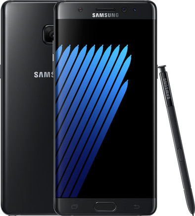 Samsung Galaxy Note 7 Zwart is nooit meer leverbaar