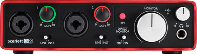 Focusrite Scarlett 2i2 2nd Gen Usb is nooit meer leverbaar