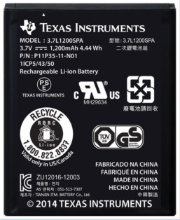 Texas Instruments rechargeable battery is no longer available