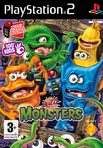 Buzz Junior: Monster Rumble + Buzzers PS2 is nooit meer leverbaar