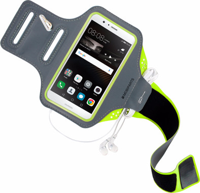Mobiparts Comfort Fit Sportarmband Huawei P9 Lite Groen is nooit meer leverbaar