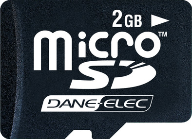 Dane-Elec microSD 2 GB is nooit meer leverbaar