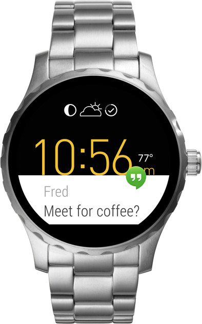 Fossil Q Marshal 45mm Zilver is nooit meer leverbaar