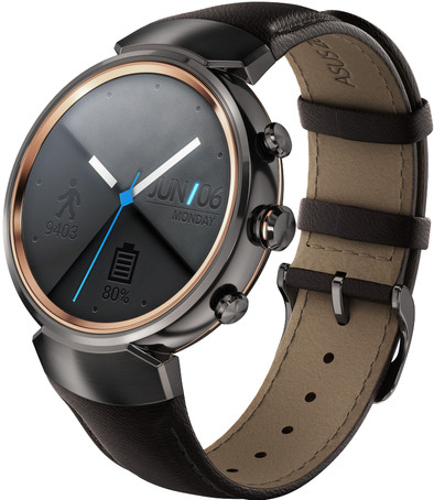 Asus Zenwatch 3 Gun/Dark Brown is nooit meer leverbaar