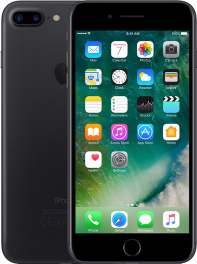 Apple iPhone 7 Plus 128 GB Zwart KPN is nooit meer leverbaar