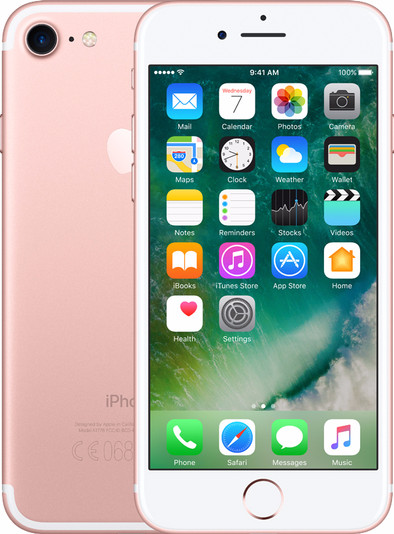 Apple iPhone 7 128 GB Rose Gold Vodafone is nooit meer leverbaar