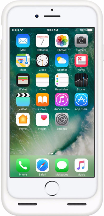 Apple iPhone 7 Smart Battery Case Wit is nooit meer leverbaar