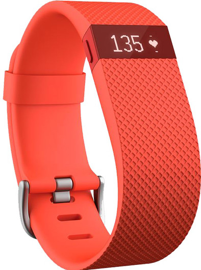 Fitbit Charge HR Tangerine - L is nooit meer leverbaar