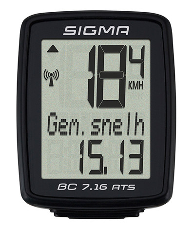Sigma BC 7.16 ATS Zwart is nooit meer leverbaar