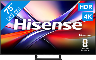 Hisense 75" QLED A7Q (2025) is nooit meer leverbaar