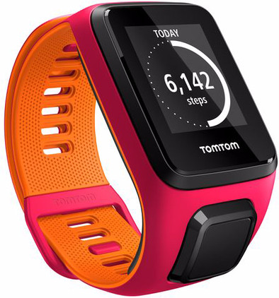 TomTom Runner 3 Dark Pink/Orange - S is nooit meer leverbaar