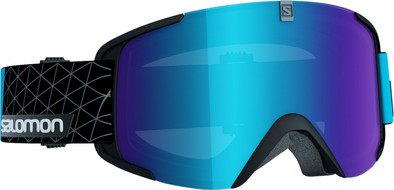 Salomon Xview Black Blue Lens Coolblue Skibrillen
