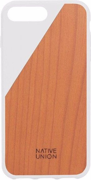 Native Union Clic Wooden Apple iPhone 7 Plus/8 Plus Wit is nooit meer leverbaar