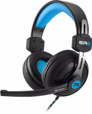 Sharkoon RUSH ER2 Black/Blue Coolblue Gaming headsets