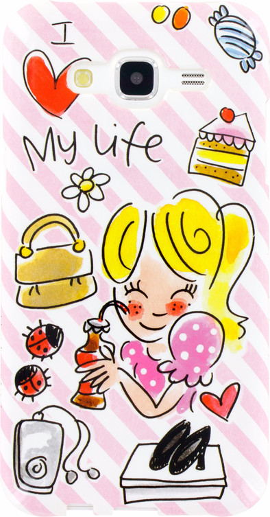 Blond Amsterdam I Love My Life Softcase Samsung Galaxy J5 is nooit meer leverbaar