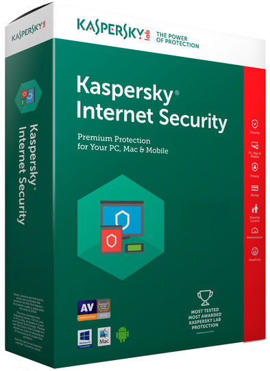 Kaspersky Internet Security 2017 1 jaar abonnement / 3 Gebruikers is nooit meer leverbaar