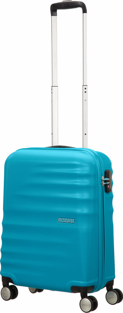 American Tourister WaveBreaker Spinner 55cm Summer Sky is no longer available