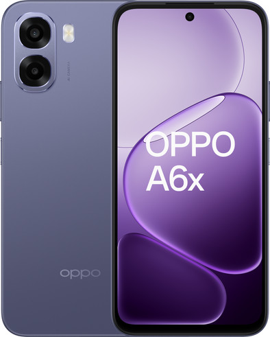 OPPO A6x 128GB Paars 4G is nooit meer leverbaar