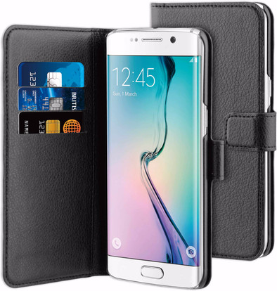BeHello Wallet Case Samsung Galaxy S6 Edge Plus Zwart is nooit meer leverbaar