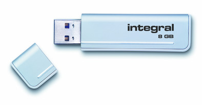 Integral Envoy Plus Silver 8GB USB-2 Pen Drive is nooit meer leverbaar