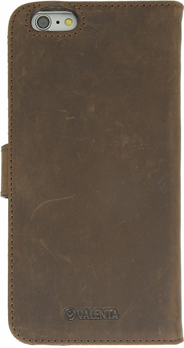 Valenta Booklet Raw Vintage Apple iPhone 6 Plus/6s Plus Bruin is nooit meer leverbaar