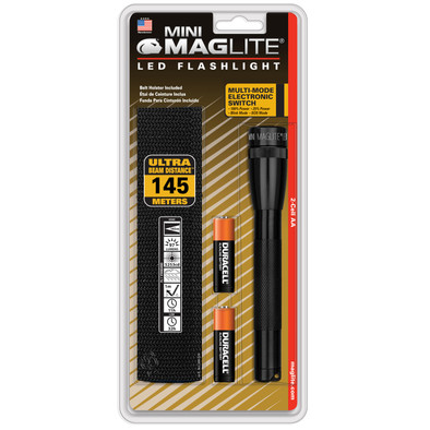Maglite Mini LED AA Zwart incl. Holster is nooit meer leverbaar