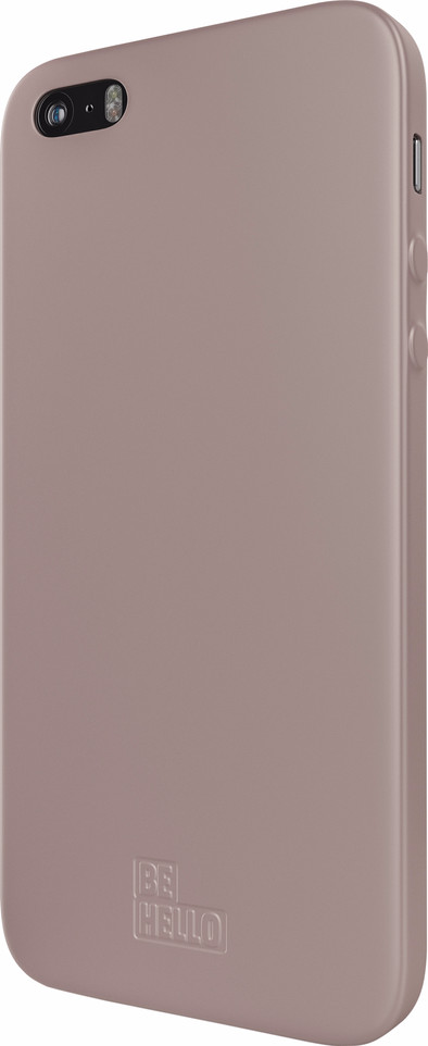 BeHello Soft Touch Gel Case Apple iPhone 5/5S/SE Rose Goud is nooit meer leverbaar