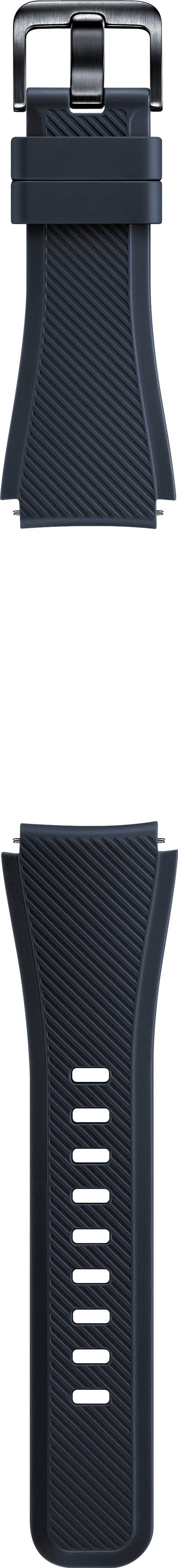 Samsung Gear S3 Silicon Band Blue Black is nooit meer leverbaar