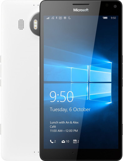 Microsoft Lumia 950 XL Wit is nooit meer leverbaar